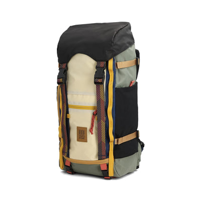 topo designs rover trail pack 22L, bone white and beetle, side view