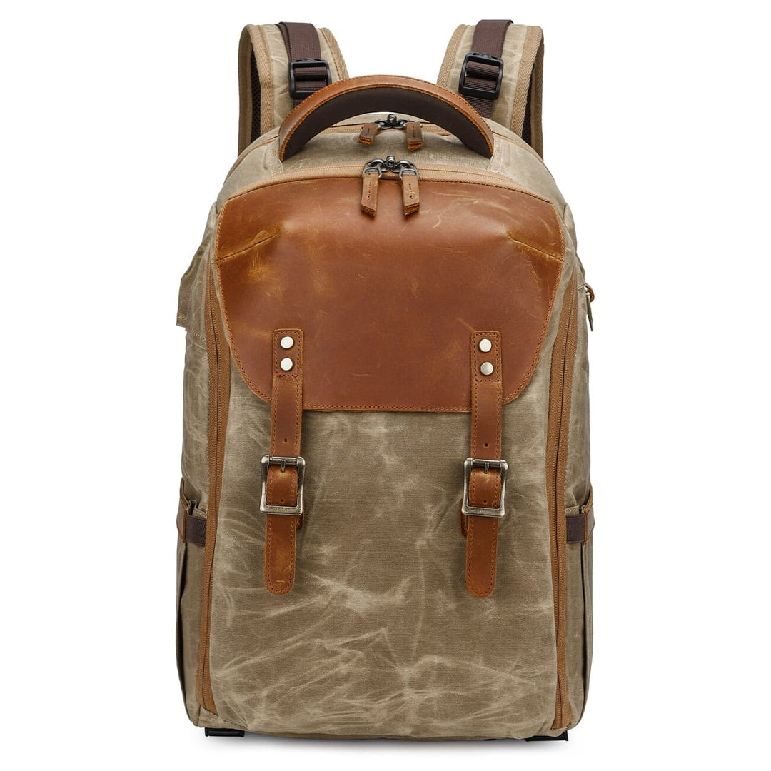 1946 bill roms vintage canvas and leather backpack Vintage Canvas Camera Backpack JOTUNHEIMEN