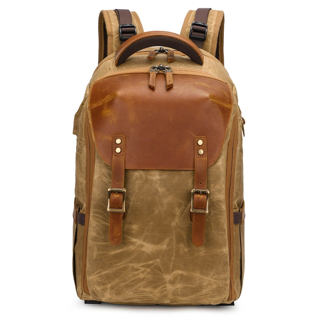 Vintage Canvas Camera Backpack - Navy Blue - 15 Vintage Canvas Camera Backpack - Navy Blue - 15