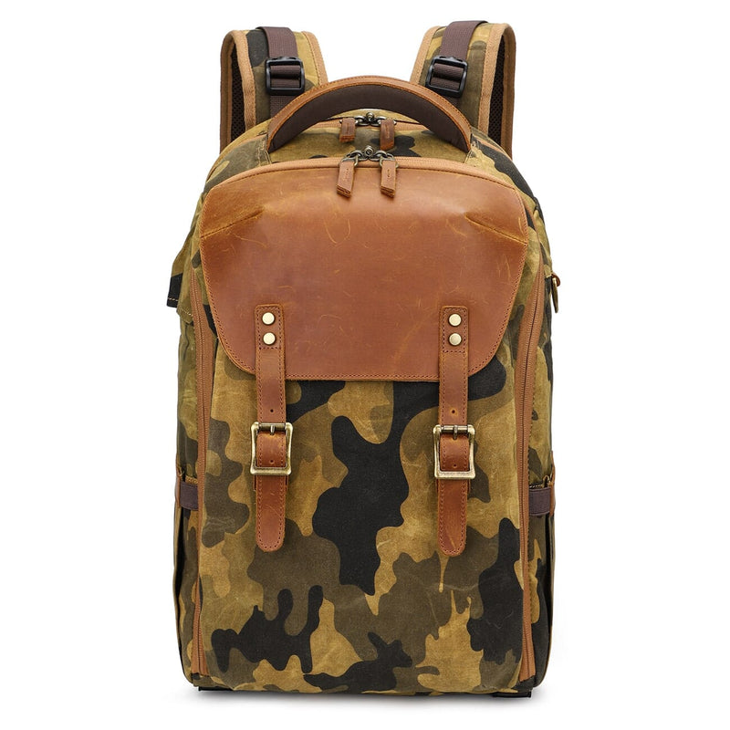 Vintage Canvas Camera Backpack | JOTUNHEIMEN