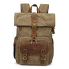 Vintage Style Camera Backpack | KILIMANDJARO - Green Army