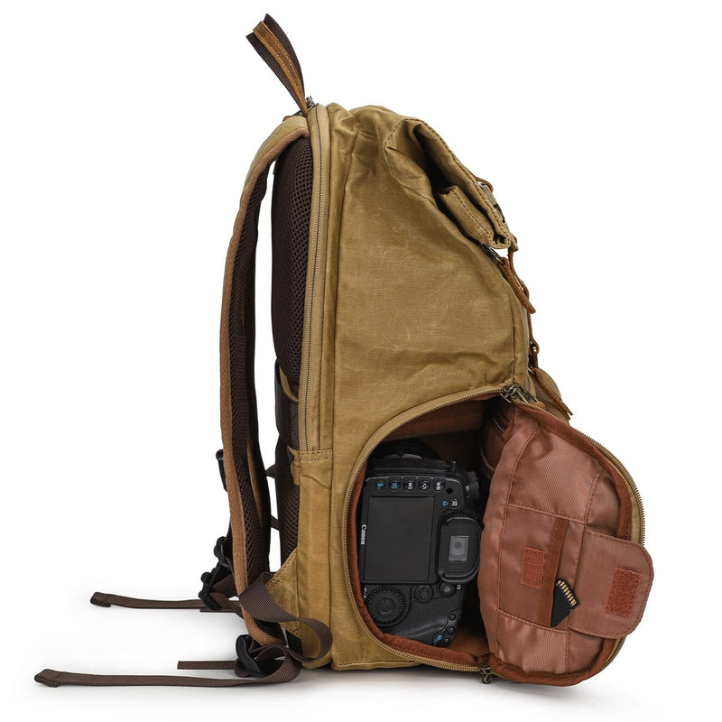Vintage Style Camera Backpack - KILIMANDJARO
