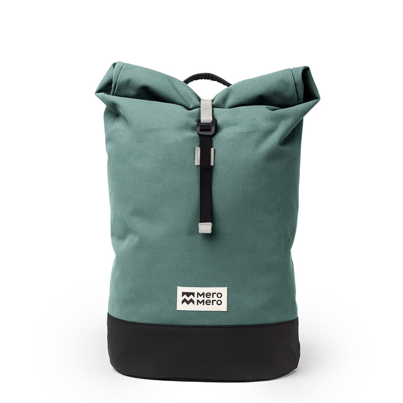 wanaka backpack in silver pine, meromero, front view