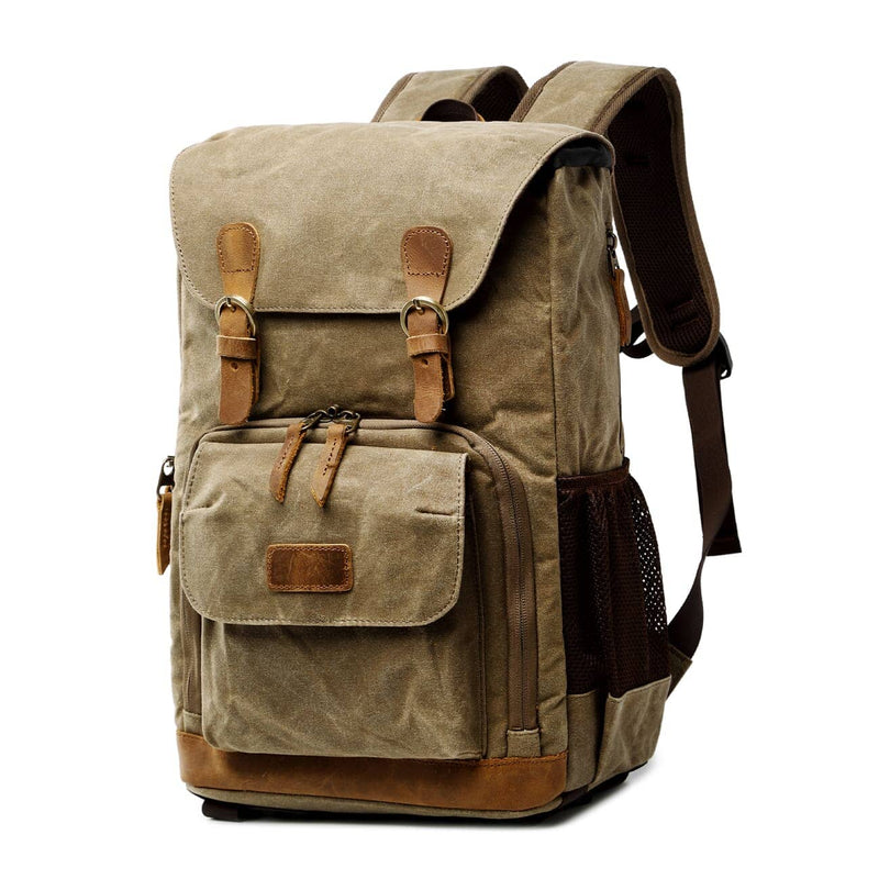 Waterproof Canvas Camera Backpack | YELLOWSTONE