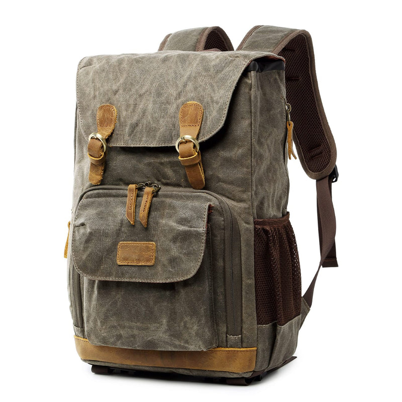 Waterproof Canvas Camera Backpack | YELLOWSTONE