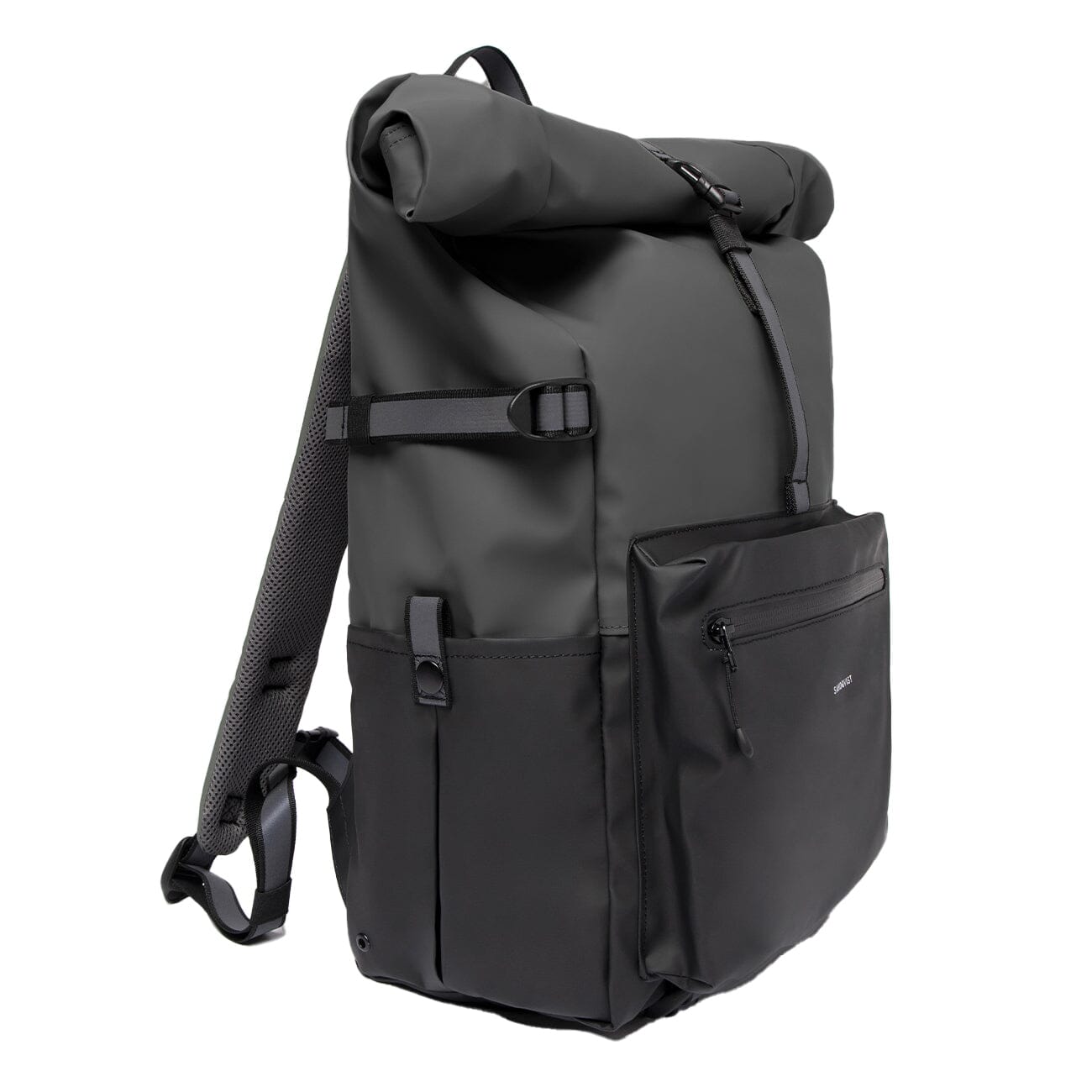 waterproof commuter backpack ruben 2 sandqvist multi dark color side view
