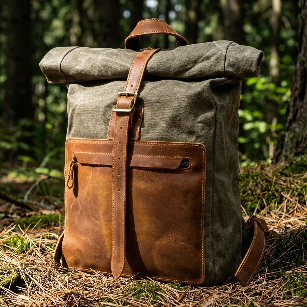 Waxed Canvas Rucksack