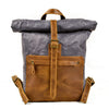 Mochila de Lona Encerada | HANOVER - Cinzento