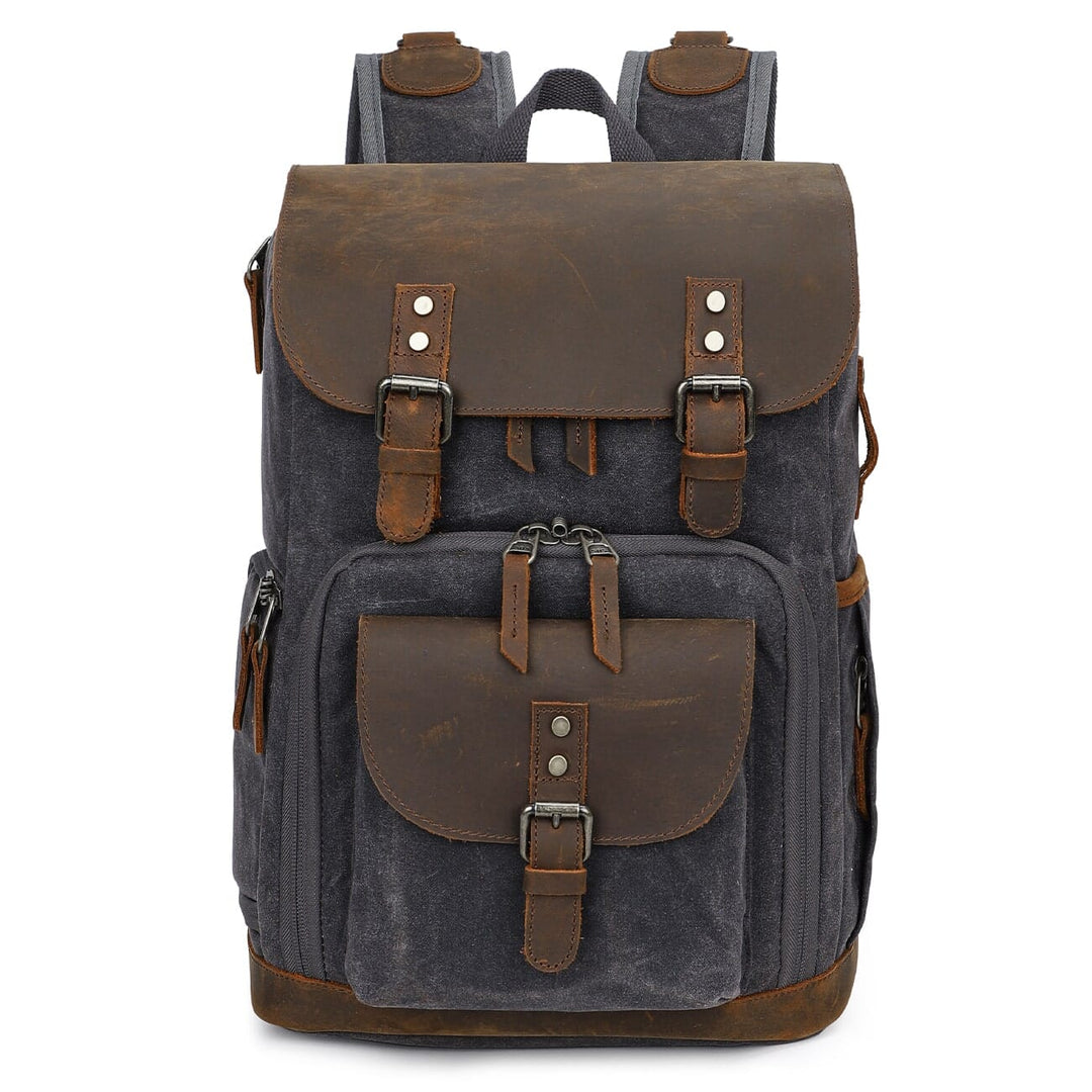 denali leather backpack Vintage Leather Camera Backpack