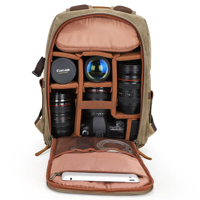 Canvas Photography Backpack | GALAPAGOS