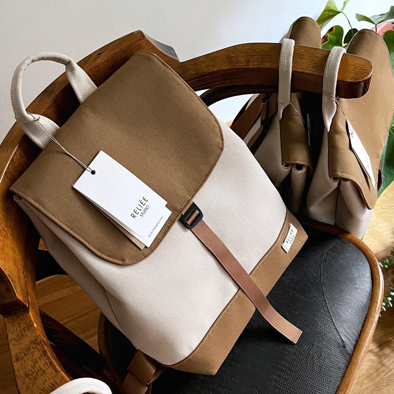 women sustainable backpack made in europe