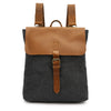 Petit Sac à Dos Femme Vintage | NORA - Gris Foncé
