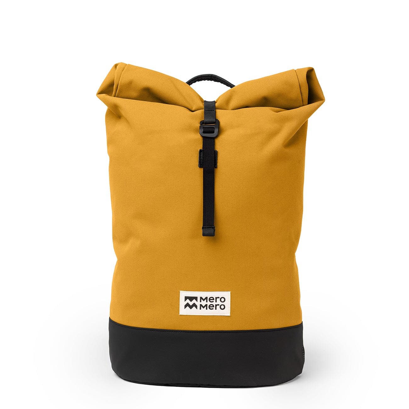 yellow eco friendly backpack mero mero front view
