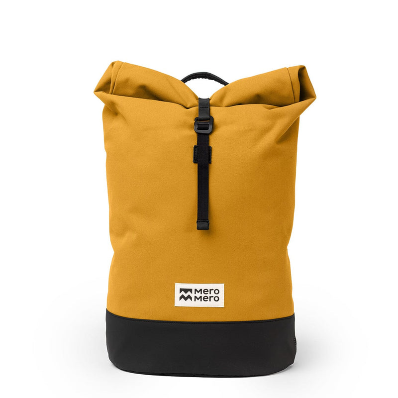 sac à dos cycliste étanche couleur jaune chai tea vue frontale