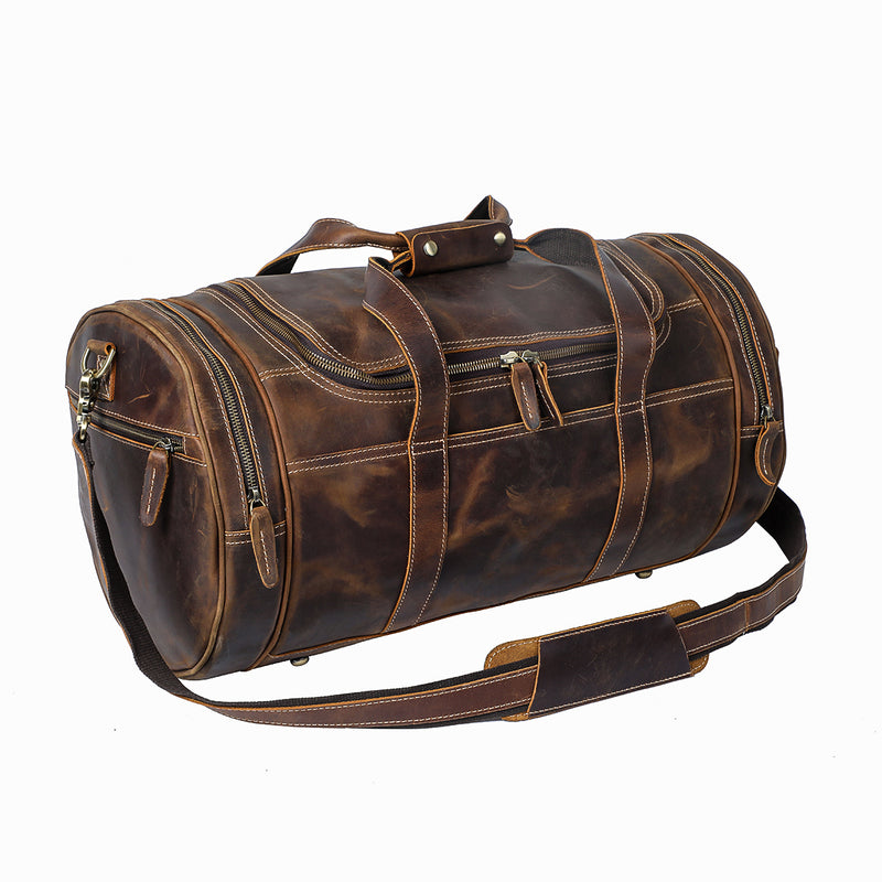 Brown Leather Holdall