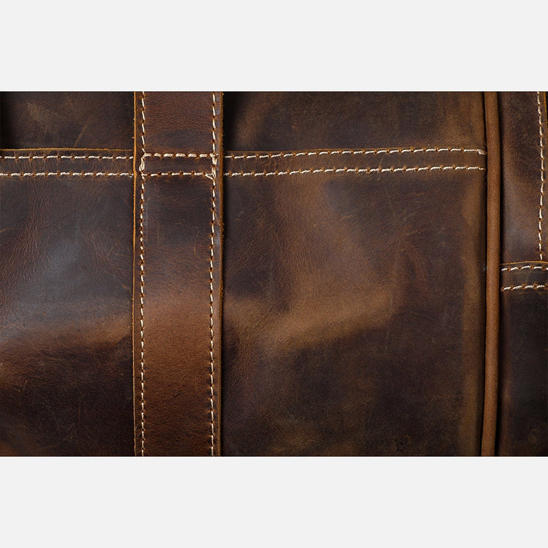 Brown Leather Holdall