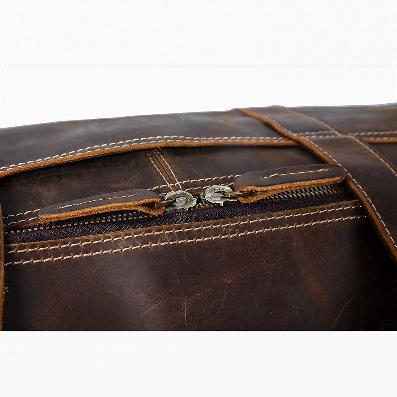 Brown Leather Holdall