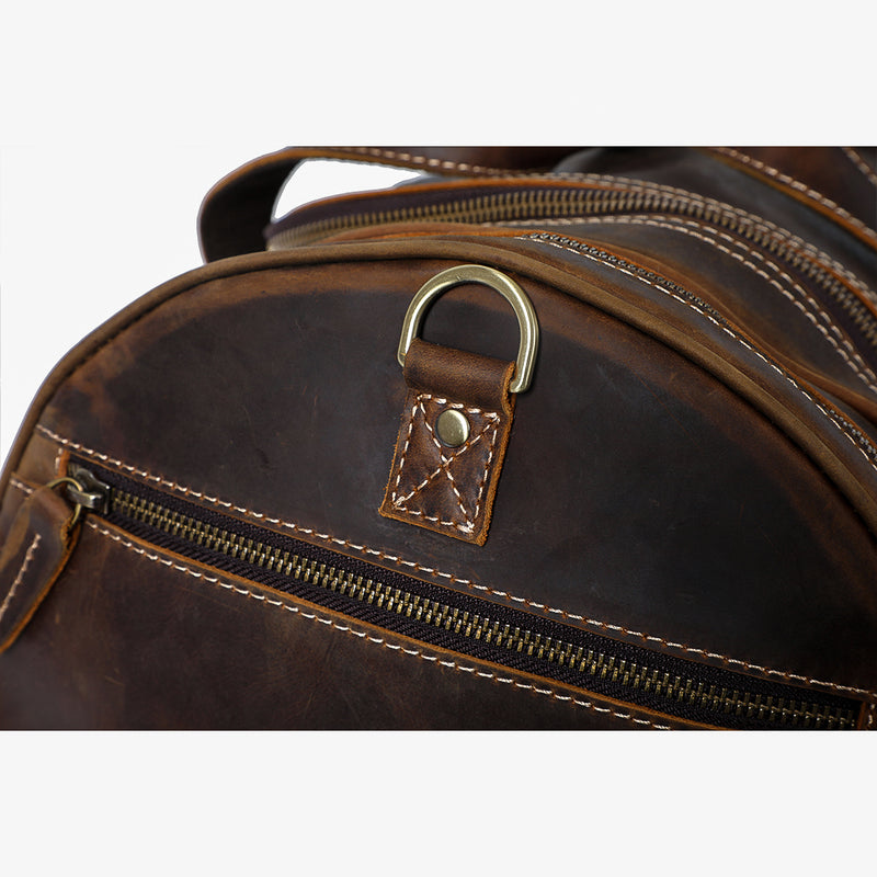 Brown Leather Holdall