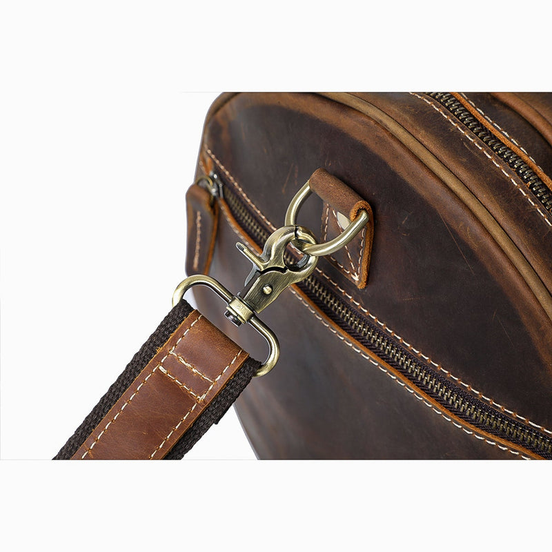 Brown Leather Holdall