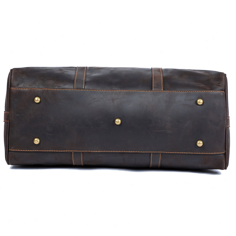 sac weekend homme cuir brun