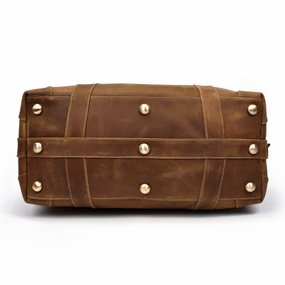 leather holdall bag for men