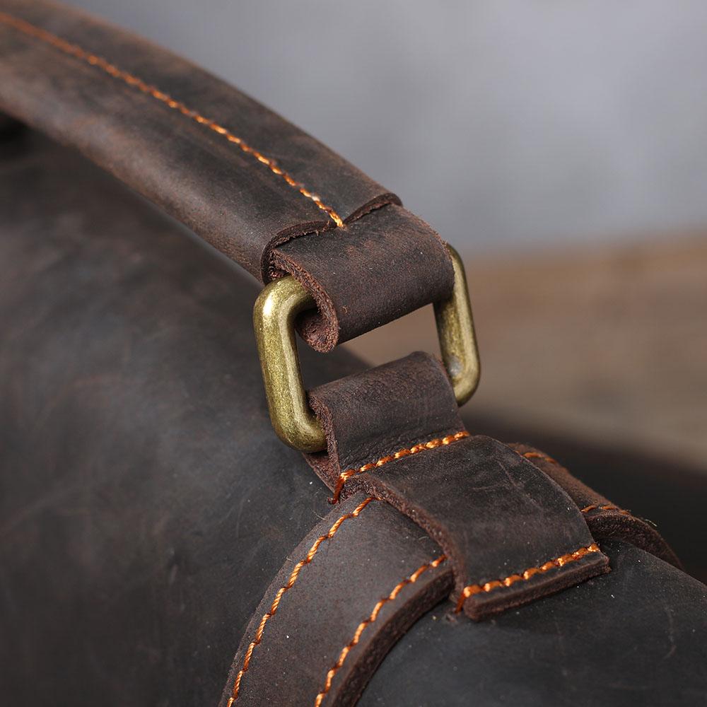 leather courier bag top handle