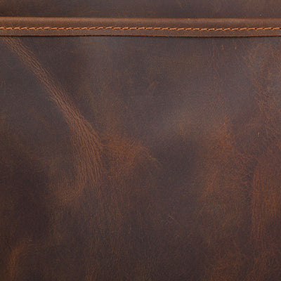 full grain brown cow leather