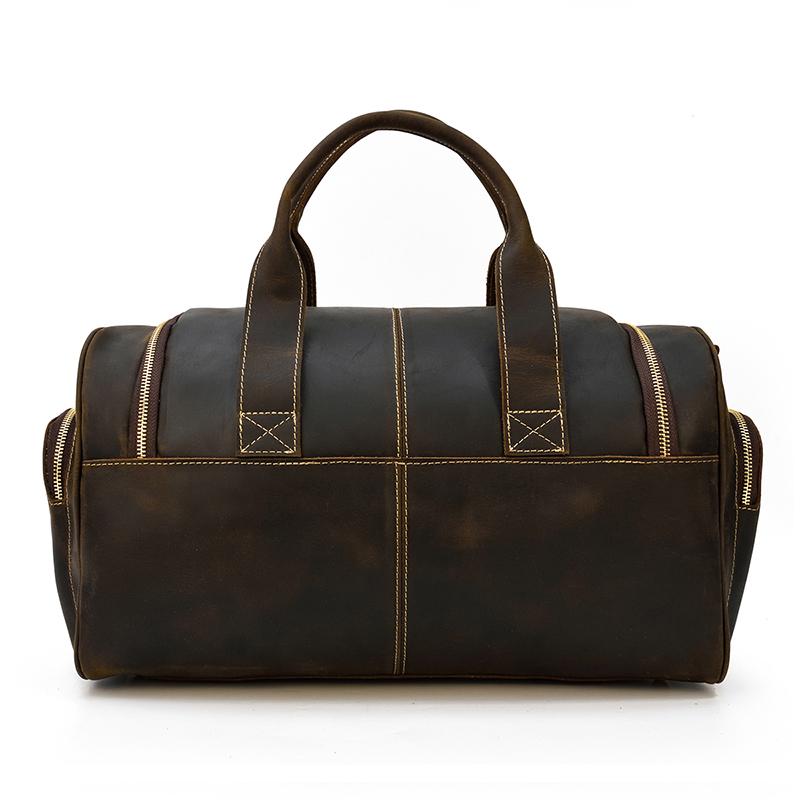 airplane men's leather holdall