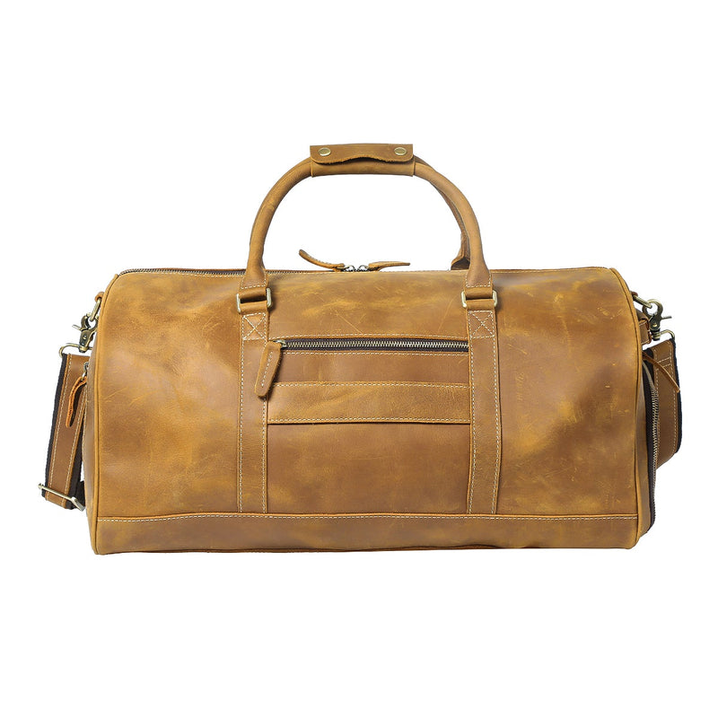 Mens Leather Travel Bag