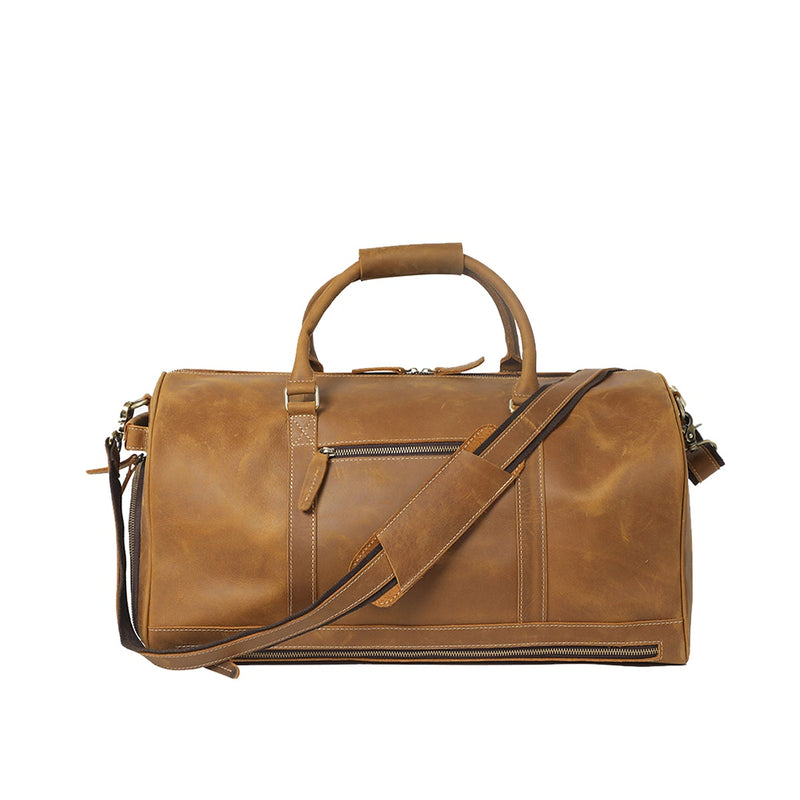 Mens Leather Travel Bag