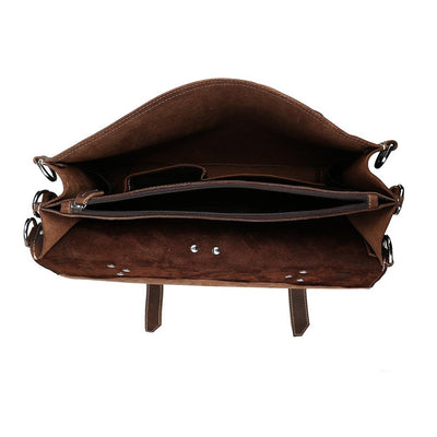 internal pockets Tan Leather Shoulder Bag
