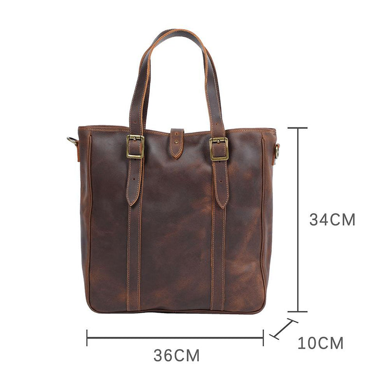women's Vintage Leather Tote Bag