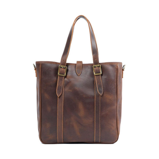 Vintage leather tote bag women's sale