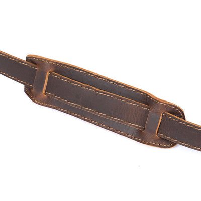 Vintage Leather Tote Bag padded strap