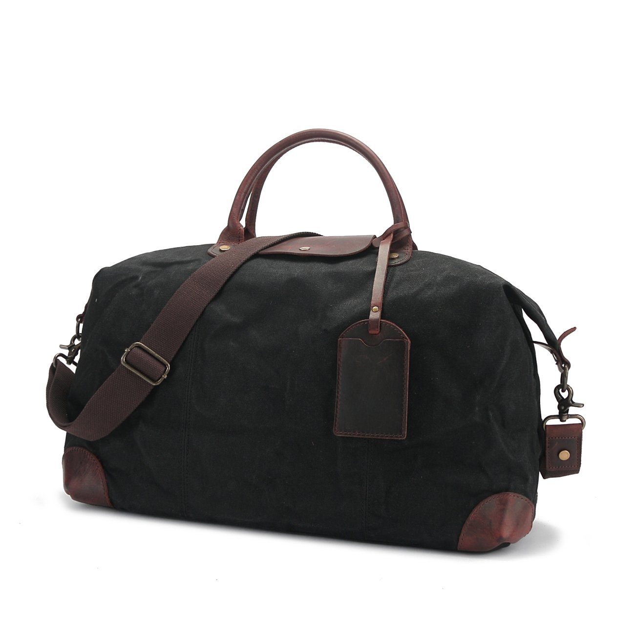 sac bagage vintage noir