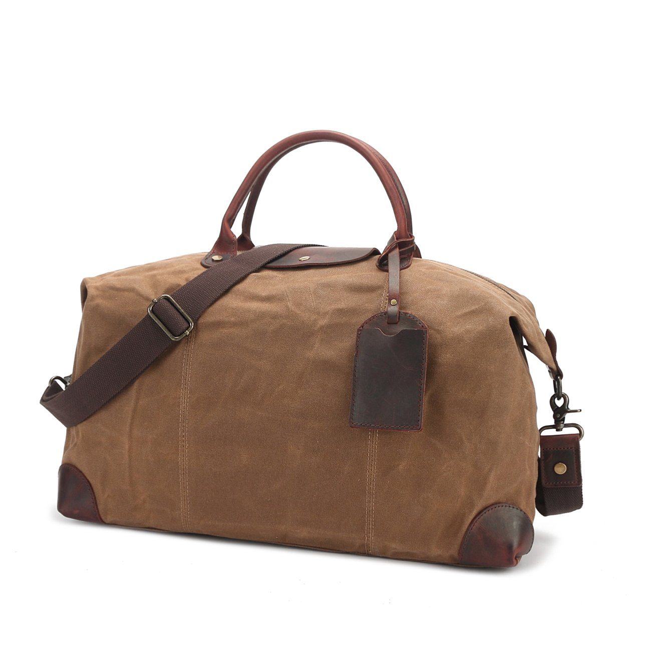 sac bagage vintage khaki