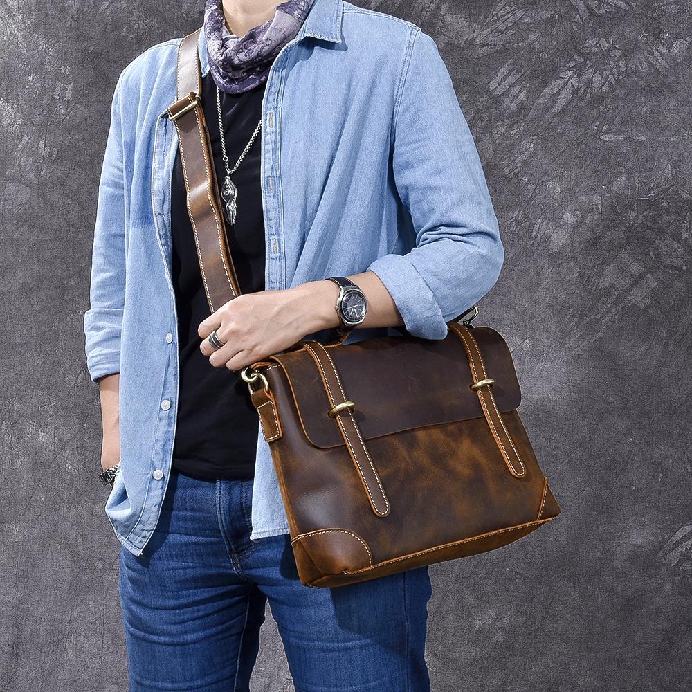 Brown Leather Handbag Aroha