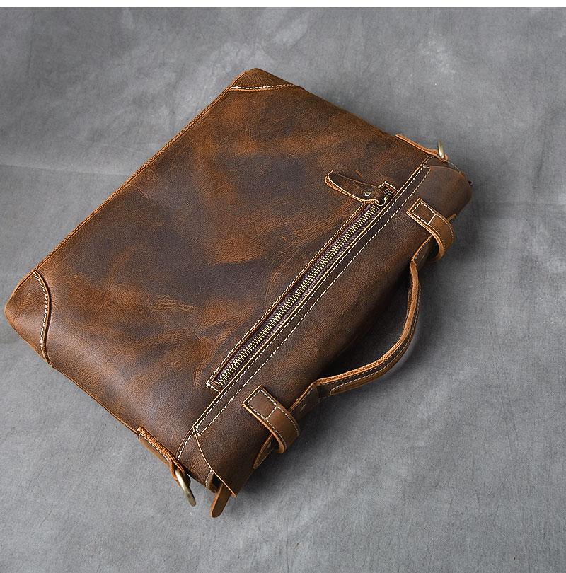 large brown handbag