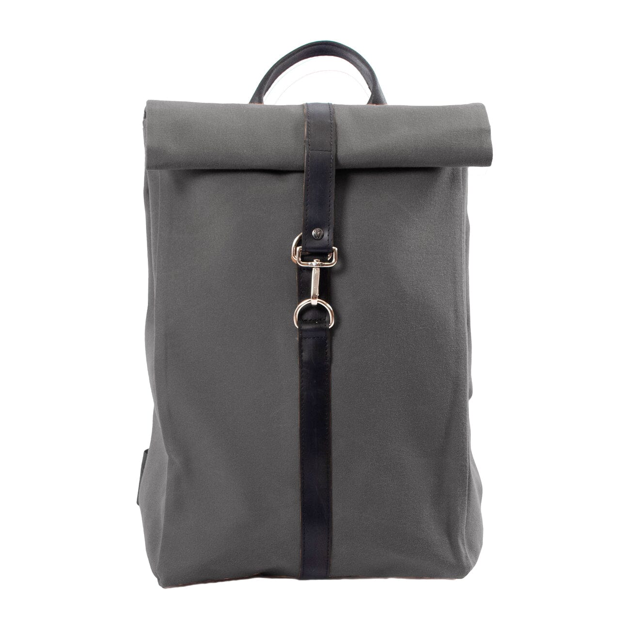 grey backpack made in france