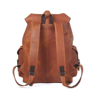 best full grain leather backpack