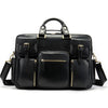 Leren Schoudertas Heren 16L | MANOA - Zwart