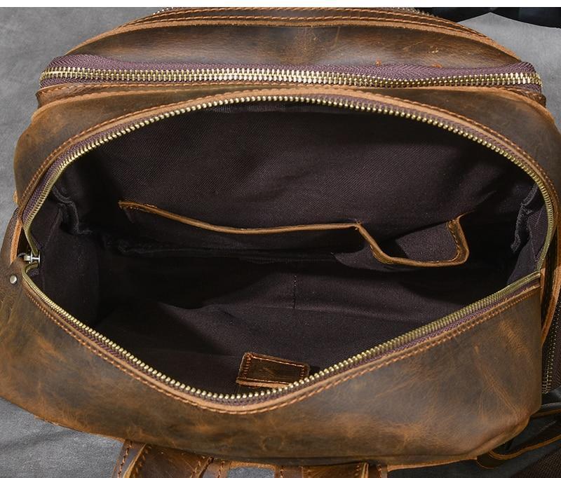 leather bag backpack