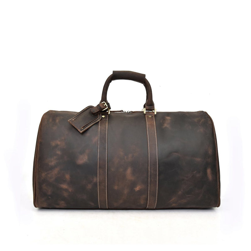 brown leather holdall mens