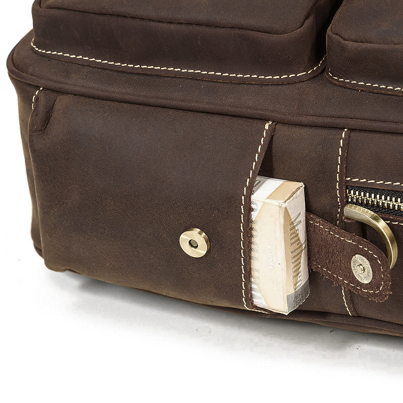 brown Leather Messenger Bag