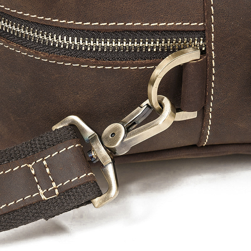 brown Leather Messenger Bag