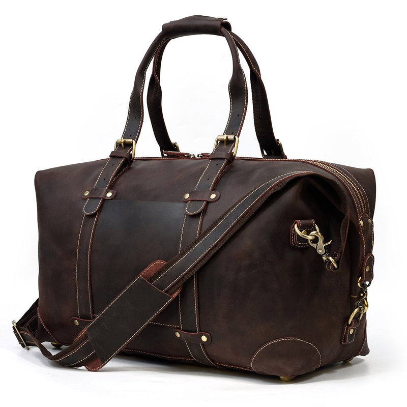 Sac de Voyage en Cuir marron