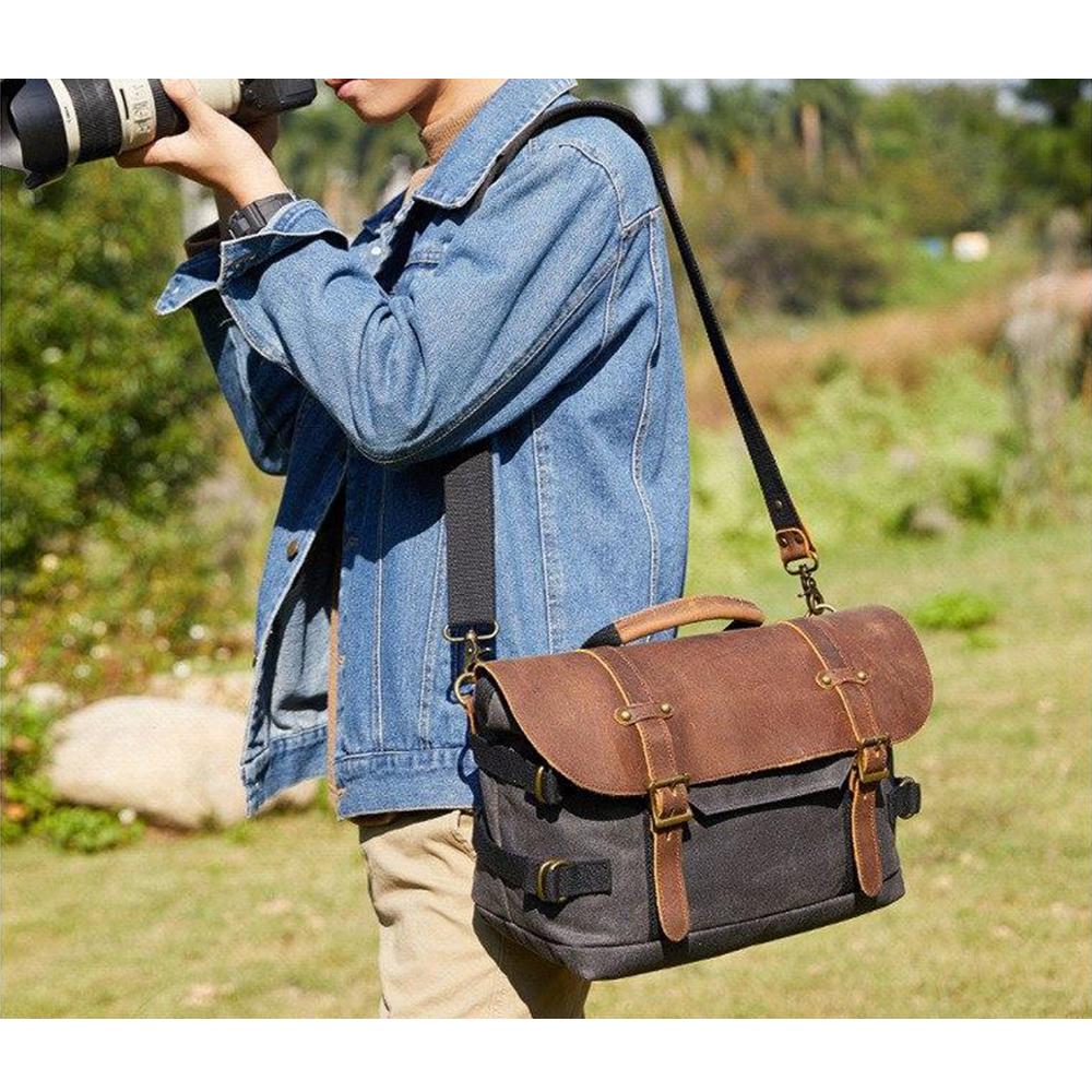 Camera Messenger Bag DSLR Shoulder Bag WASHINGTON