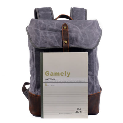 canvas backpack with laptop compartment