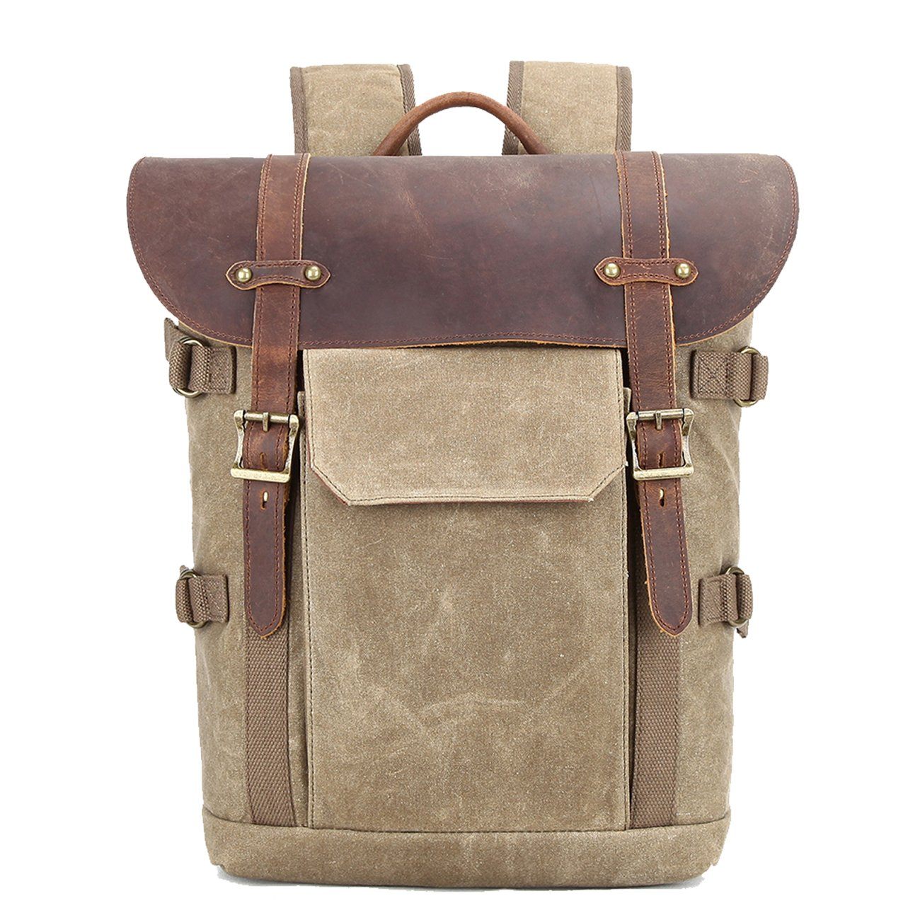 camera bag backpack leather Canvas and Leather Camera Backpack | HALIBURTON