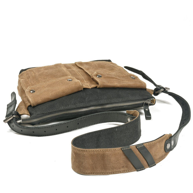 canvas crossbody satchel